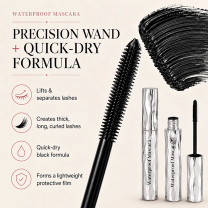 LAST DAY - BUY 1 GET 1 FREE💜Waterproof Curling & Lengthening Mascara